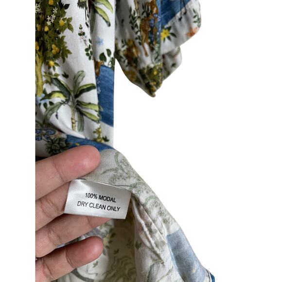 Perte d'ego "Bora Bora" Half Sleeve Shirt Coastal Vacation Button-Up Mens Medium - Picture 6 of 10